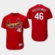 Men's St. Louis Cardinals #46 Paul Goldschmidt Scarlet Collection Alternate Flex Base Jersey