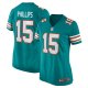 Women's Miami Dolphins Jaelan Phillips Nike Aqua Alternate Game Jersey