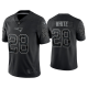 Men's Nike NFL New England Patriots James White Reflective Limited Black Jersey