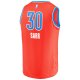 Youth Oklahoma City Thunder Olivier Sarr Fanatics Orange Fast Break Replica Player Jersey - Statement Edition