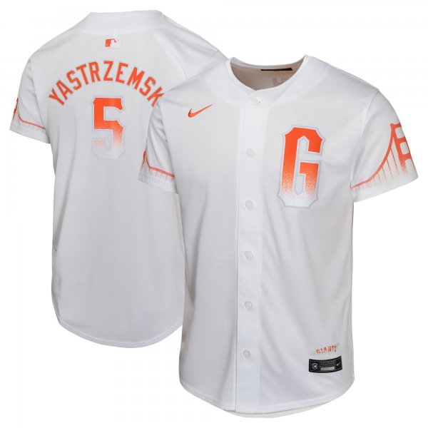 Youth San Francisco Giants Mike Yastrzemski Nike White City Connect Limited Player Jersey