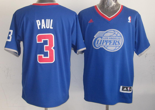 Men's Los Angeles Clippers #3 Chris Paul Light Blue 2013 Christmas Day Swingman Stitched NBA Jersey