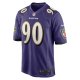 Men's Baltimore Ravens David Ojabo Nike Purple Player Game Jersey