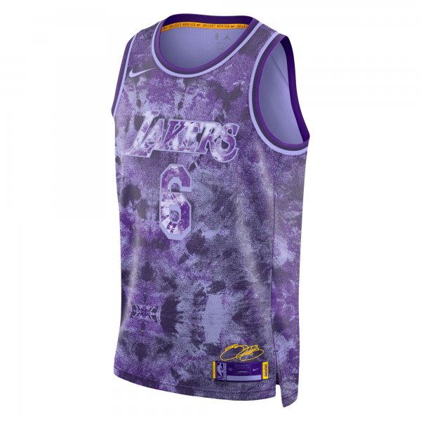 Unisex Los Angeles Lakers LeBron James Nike Purple Select Series Swingman Jersey