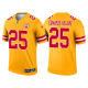 Men's Kansas City Chiefs #25 Clyde Edwards-Helaire Yellow 2021 Limited NFL Jersey