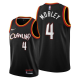 Men's Cleveland Cavaliers #4 Evan Mobley 2021 NBA Draft Black Jersey