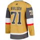 Men's Vegas Golden Knights William Karlsson adidas Gold  Primegreen Player Jersey