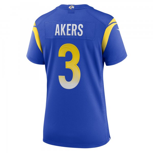 Women's Los Angeles Rams Cam Akers Nike Royal Game Jersey