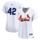 Women's St. Louis Cardinals  Nike White 2024 Jackie Robinson Day Home Limited Jersey