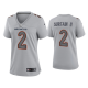 WoMen's Denver Broncos Patrick Surtain II Gray Atmosphere Fashion Game Jersey