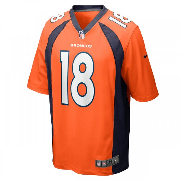 Men's Denver Broncos Frank Tripucka Nike Orange Retired Player Jersey