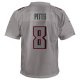 Youth Atlanta Falcons Kyle Pitts Nike Gray Atmosphere Game Jersey