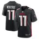 Men's Atlanta Falcons Logan Woodside Nike  Black Team Game Jersey