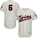 Minnesota Twins #6 Tony Oliva Cream Strip Flexbase Collection Stitched MLB Jersey