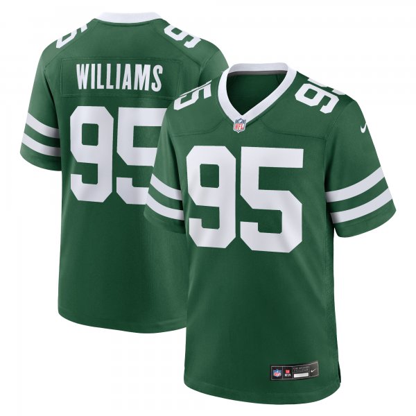 Men's New York Jets Quinnen Williams Nike Legacy Green Game Jersey