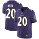 Baltimore Ravens #20 Ed Reed Purple Team Color Youth Stitched NFL Vapor Untouchable Limited Jersey