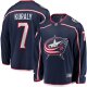 Men's Columbus Blue Jackets Sean Kuraly Fanatics Navy Home Breakaway Player Jersey