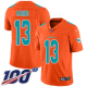 Miami Dolphins #13 Dan Marino Orange Men's Stitched NFL Limited Inverted Legend 100th Season Jersey