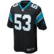 Men's Carolina Panthers Brian Burns Nike Black Game Jersey