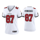 Women's Nike Tampa Bay Buccaneers #87 Rob Gronkowski White Game Jersey