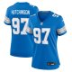 Women's Detroit Lions Aidan Hutchinson Nike Blue Game Jersey