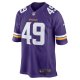 Men's Minnesota Vikings Tanner Vallejo Nike Purple Team Game Jersey