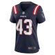 Women's New England Patriots Calvin Munson Nike Navy Home Game Player Jersey