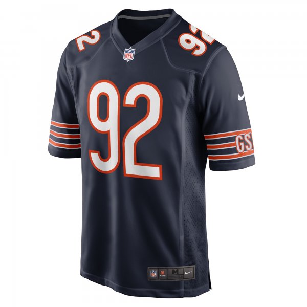 Men's Chicago Bears Daniel Hardy Nike  Navy Team Game Jersey