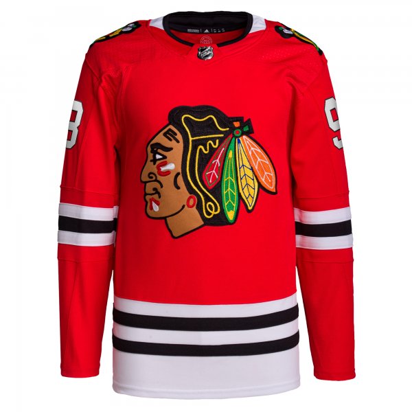 Men's Chicago Blackhawks Connor Bedard adidas Red 2023 NHL Draft Home Primegreen Player Jersey