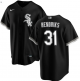 Men's Chicago White Sox #31 Liam Hendriks Nike Home Alternate Premium Stitch Cool Base Player Black Jersey