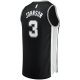 Men's San Antonio Spurs Keldon Johnson Fanatics Black Fast Break Replica Jersey - Icon Edition