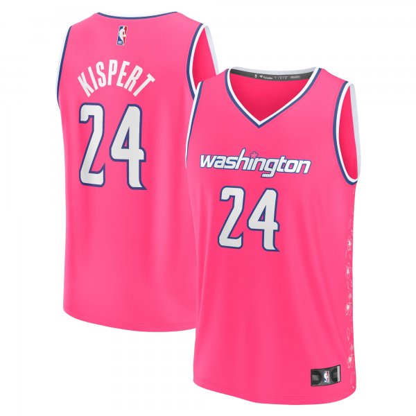 Men's Washington Wizards Corey Kispert Fanatics Pink Fastbreak Jersey - City Edition