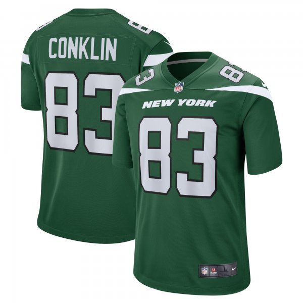 Men's New York Jets Tyler Conklin Nike Gotham Green Game Jersey