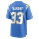 Men's Los Angeles Chargers Deane Leonard Nike Powder Blue Game Player Jersey