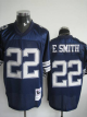 Mitchell And Ness Dallas Cowboys #22 Emmitt Smith Blue Stitched Throwback NFL Jersey