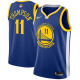 Nike Golden State Warriors #11 Klay Thompson Blue The Finals Patch Youth NBA Swingman Icon Edition Jersey