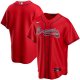 Men's Nike Atlanta Braves Blank Red Alternate 2020 MLB Jersey