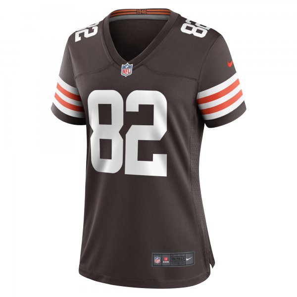 Women's Cleveland Browns Trinity Benson Nike  Brown Team Game Jersey