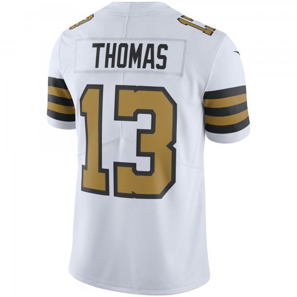 Men's New Orleans Saints Michael Thomas Nike White Vapor Untouchable Color Rush Limited Player Jersey