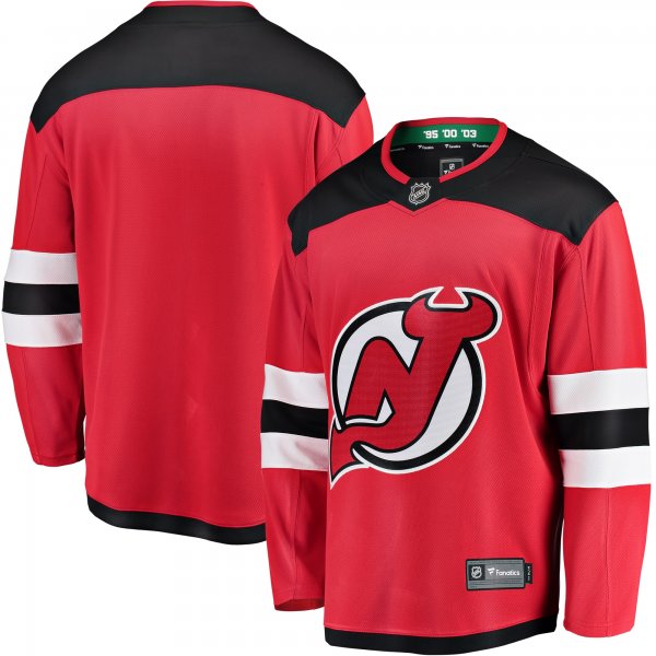 Men's New Jersey Devils Fanatics Red Breakaway Home Jersey