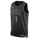 Unisex New Orleans Pelicans Zion Williamson Nike Black 2023/24 Swingman Jersey - City Edition