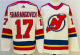 Men's New Jersey Devils #17 Yegor Sharangovich White 2022 Reverse Retro NHL Jersey