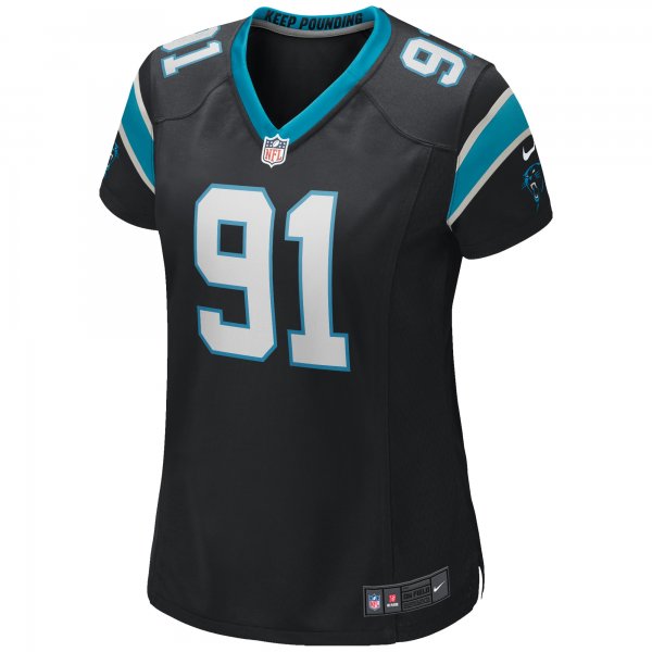 Women's Carolina Panthers Kevin Greene Nike Black Game Retired Player Jersey