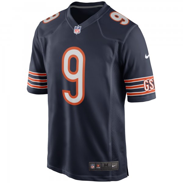 Men's Chicago Bears Nick Foles Nike Navy Game Player Jersey