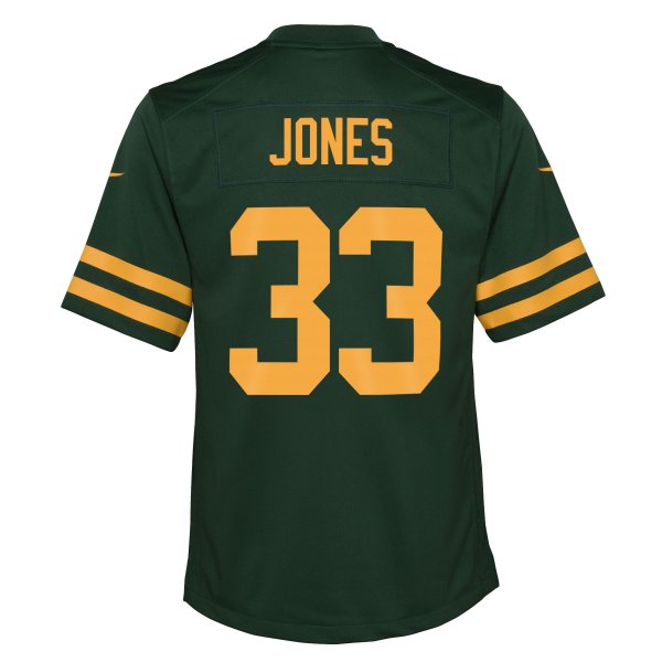 Youth Green Bay Packers Aaron Jones Nike Green Game Jersey