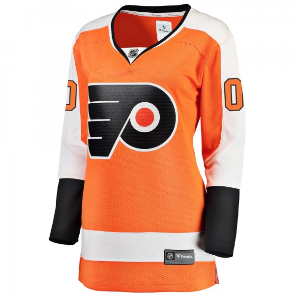 Women's Philadelphia Flyers Fanatics Orange Home Breakaway Custom Jersey