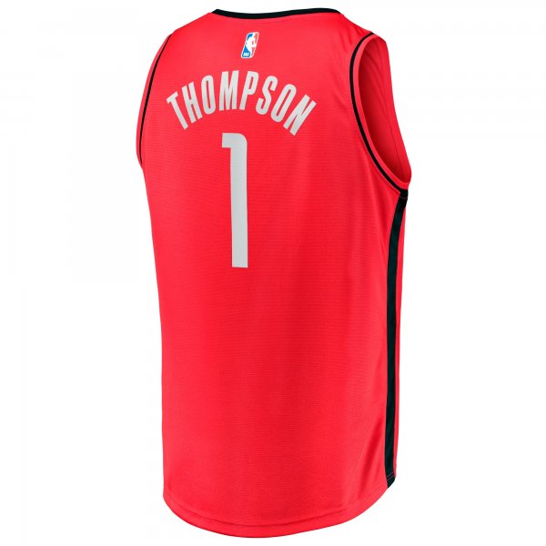 Men's Houston Rockets Amen Thompson Fanatics Red  Fast Break Replica Jersey - Icon Edition