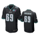 Men's Philadelphia Eagles #69 Landon Dickerson Black Super Bowl LVII Limited Jersey