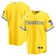 Men's Boston Red Sox Nike Gold/Light Blue City Connect Replica Jersey