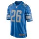 Men's Detroit Lions Jahmyr Gibbs Nike Blue 2023 NFL Draft First Round Pick Game Jersey